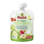 Holle, ābolu, bumbieru un jogurta biezenis "Tasty Turtle" no 8 mēn., 85g