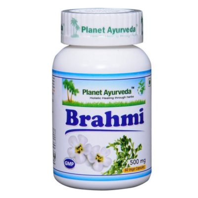 Planet Ayurveda, uztura bagātinātājs, Brahmi Organic, 60kaps.