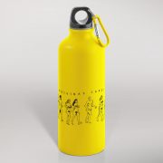Alumīnija pudele, 550ml, dzeltena, Brīvības gars