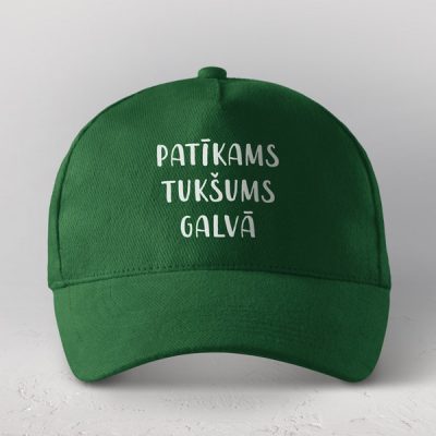 Cepure ar liektu nagu, dadzis, zaļa, Patīkams tukšums galvā