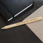 Grafīta zīmulis, dadzis, 178x11x7mm, Bez cīņas nav uzvaras