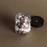 Munio, sojas vaska graudiņi stikla burciņā ar rozes aromātu, 60ml