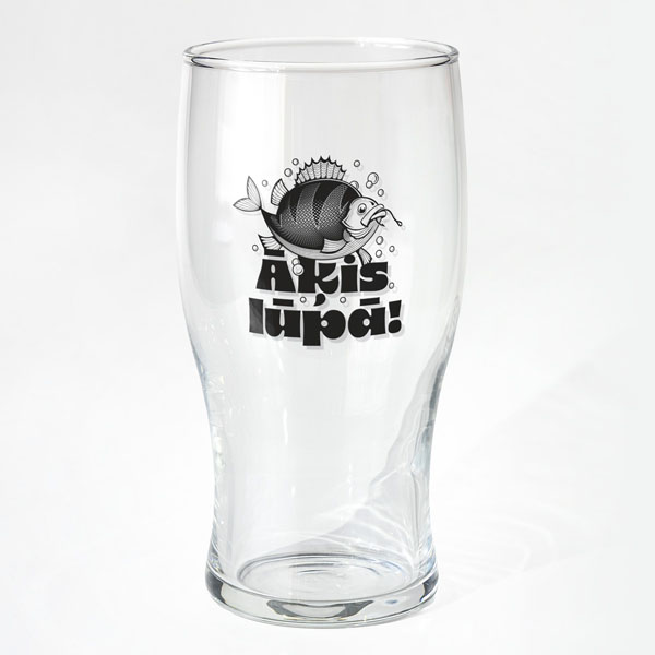 Universāla glāze, dadzis, 580ml, Zivs, Āķis lūpā Universāla glāze, dadzis, 580ml, Zivs, Āķis lūpā