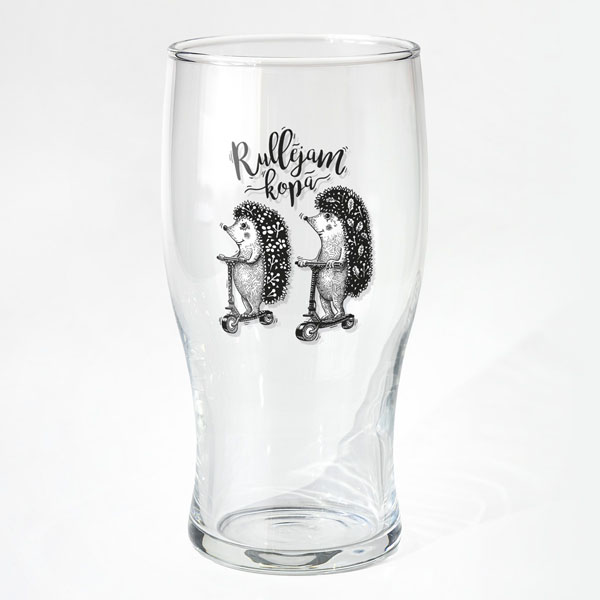 Universāla glāze, dadzis, 580ml, Ežuļi, Rullējam kopā Universāla glāze, dadzis, 580ml, Ežuļi, Rullējam kopā