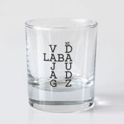 Viskija glāze, dadzis, 200ml, Laba vajag ne daudz