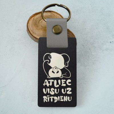 Atslēgu piekariņš, koka, dadzis, Panda, Atliec visu uz rītdienu