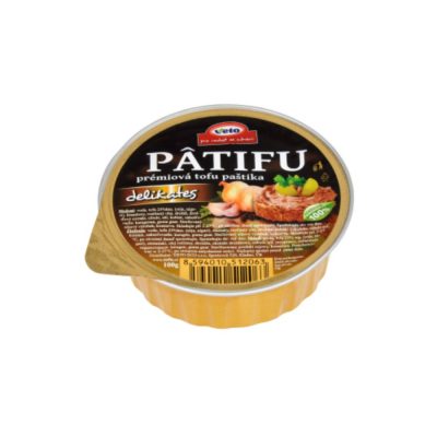 Veto Eco, tofu pastēte delikatese "Patifu", 100g