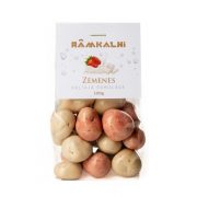 Rāmkalni, zemenes baltajā šokolādē, 100g