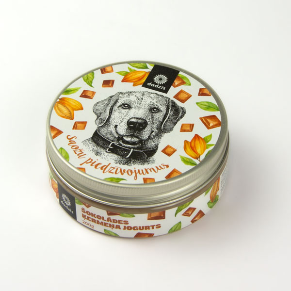 Ķermeņa jogurts, dadzis, 200g, šokolādes, Suns Ķermeņa jogurts, dadzis, 200g, šokolādes, Suns