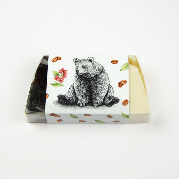 Ziepes, dadzis, kafijas, Lācis Ziepes, dadzis, kafijas, Lācis