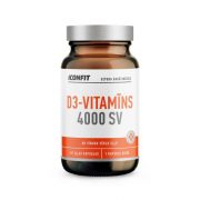 ICONFIT, uztura bagātinātājs vitamīns D4 4000 SV ar vīnogu sēklu eļļu, 90kaps.