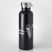 Tērauda termo pudele, dadzis, 810ml, melna, Ezis, Gatavs ceļam