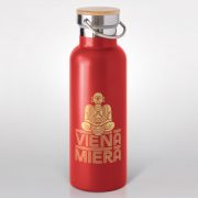 Tērauda termo pudele, dadzis, 570ml, sarkana, Vienā mierā