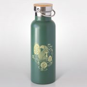 Tērauda termo pudele, dadzis, 570ml, zaļa, Lapsa mežā