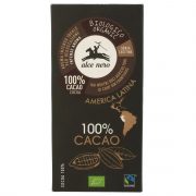 Alce Nero, tumšā šokolāde, 100%, 50g, tumši brūnā iepakojumā