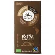Alce Nero, tumšā šokolāde, 75%, 50g, tumši brūnā iepakojumā