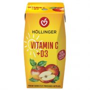 Höllinger, ābolu nektāra sulas dzēriens, bez pievienota cukura, 200ml, dzeltenā iepakojumā