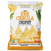 Popcrop, proteīna čipsi ar siera un sīpolu garšu, 100g