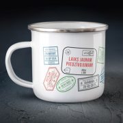 Metāla krūze, 350ml, daba, Laiks jauniem piedzīvojumiem
