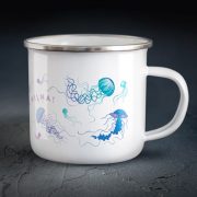Metāla krūze, 350ml, daba, Medūzas, Esmu uz īstā viļņa