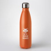 Tērauda termo pudele, dadzis, 535ml, oranža, Lapsa, Ko tu gudram padarīsi