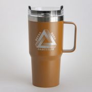 Tērauda termo krūze, 580ml, brūna, Darbs dara darītāju