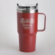 Tērauda termo krūze, 580ml, sarkana, Kronis, Es meitiņa kā rozīte