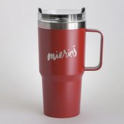 Tērauda termo krūze, 580ml, sarkana, Mieriņš