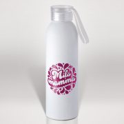 Alumīnija pudele, 660ml, balta, Mīļā mamma