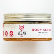 Vegan Fox, ķermeņa skrubis ar ingveru, 300g