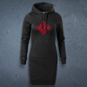 Džemperkleita, dadzis, melna, Ugunskrusts