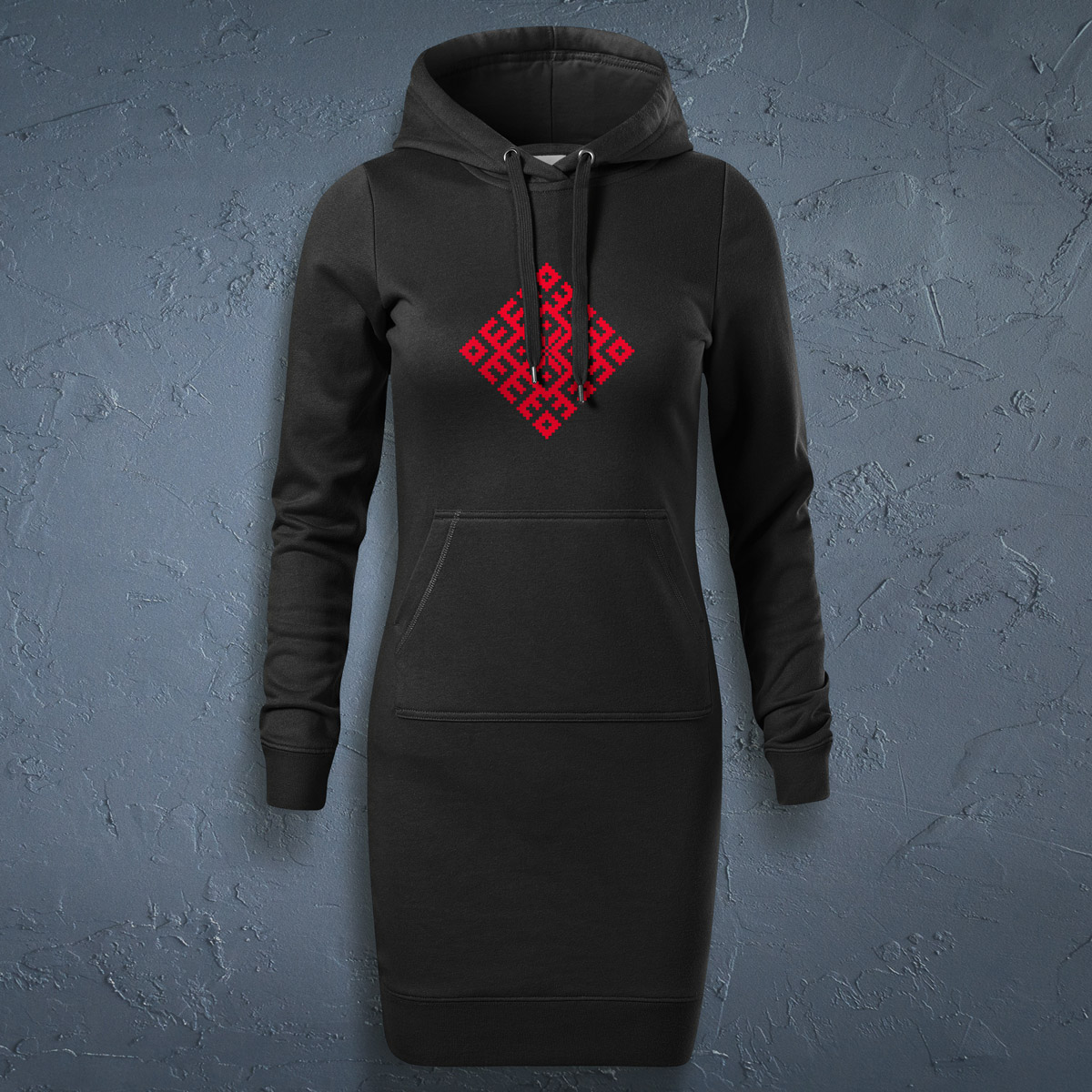 Džemperkleita, dadzis, melna, Ugunskrusts Džemperkleita, dadzis, melna, Ugunskrusts