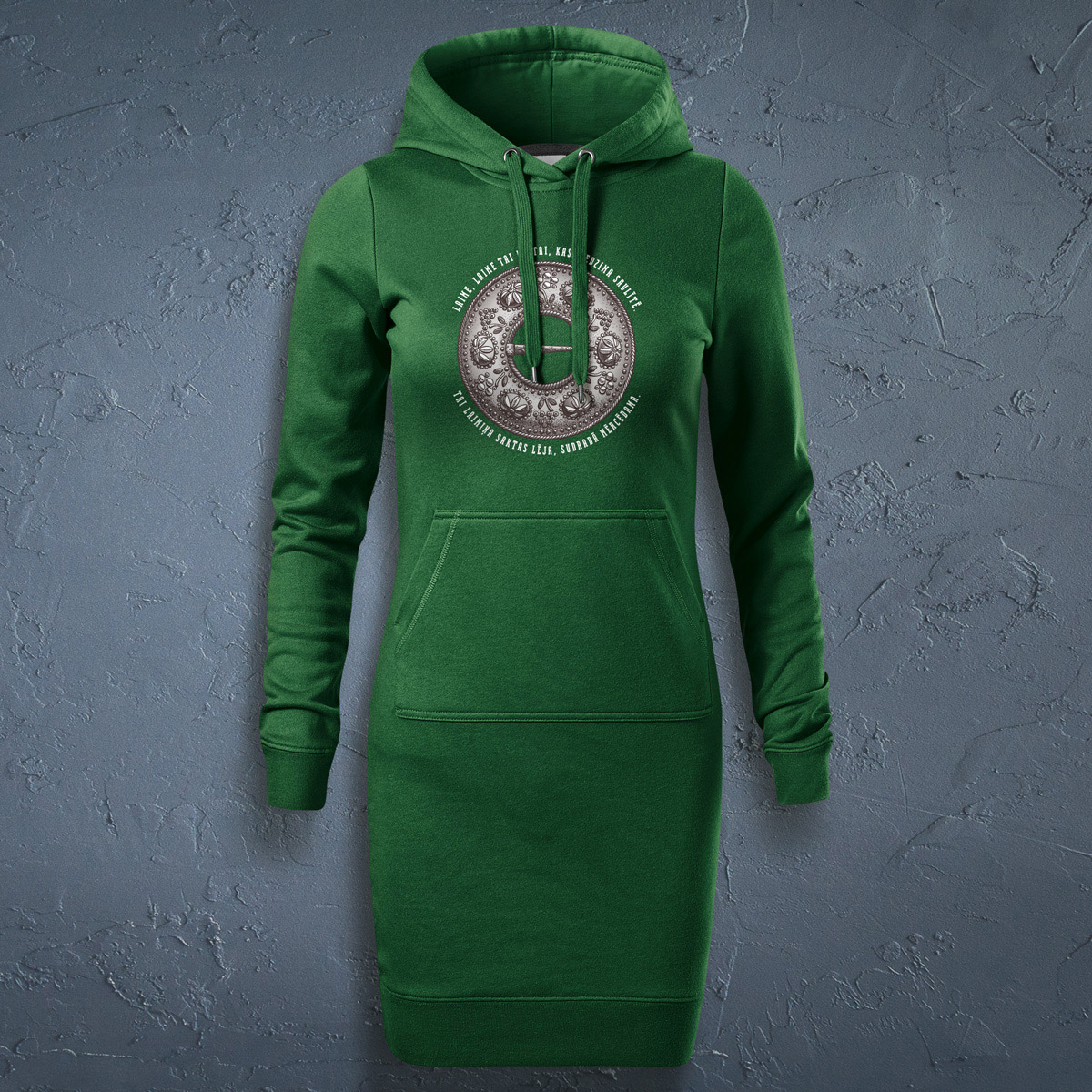 Džemperkleita, dadzis, zaļa, Sakta, Laime laime Džemperkleita, dadzis, zaļa, Sakta, Laime laime