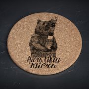 Korķa paliktnis, dadzis, vidējais, Lācis, Mieru tikai mieru