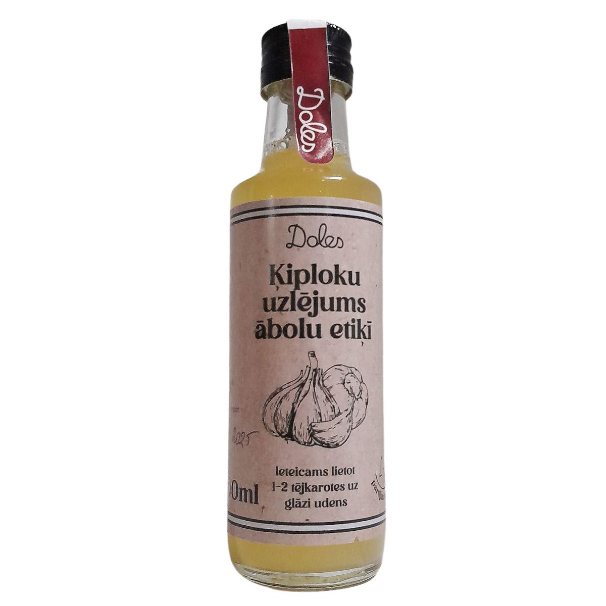 Doles-ķiploku-uzlējums Doles etiķi, ķiploku uzlējums ābolu etiķī