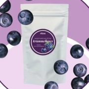 Muss, aukstumā kaltētas krūmmellenes