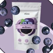 Muss, aukstumā kaltētas mellenes