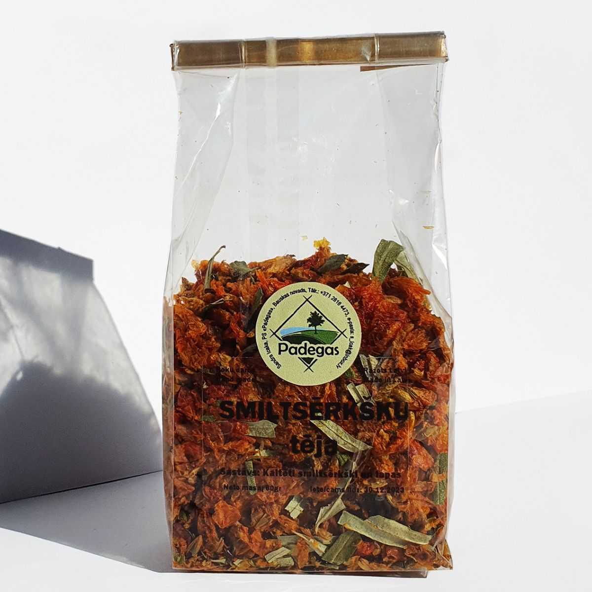 Padegas-tēja-smiltsērkšķu Padegas z/s, smiltsērkšķu tēja, 60g