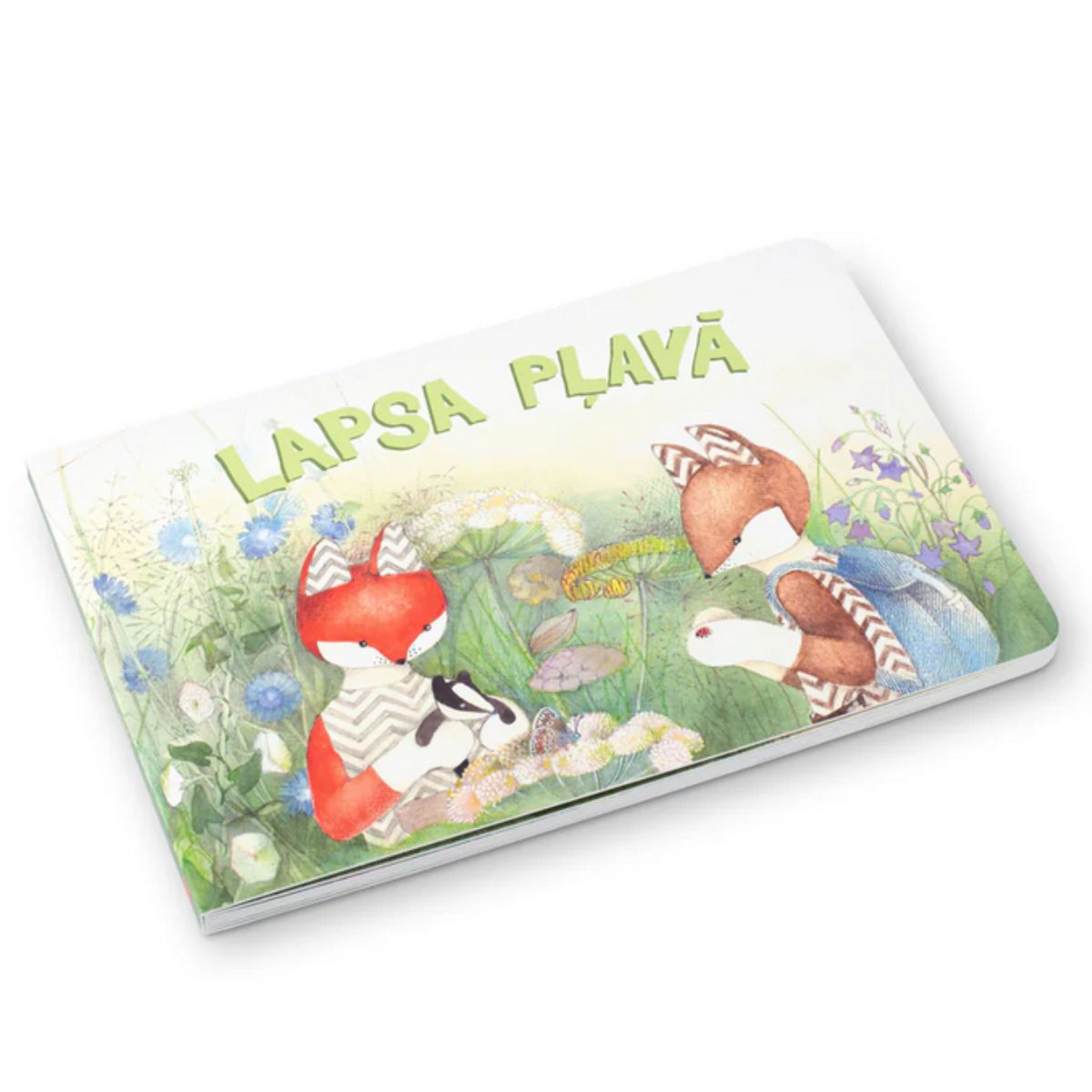 Tutas-lietas-grāmata-Lapsa-pļavā Tutas lietas, kartona bilžu grāmata "Lapsa pļavā"