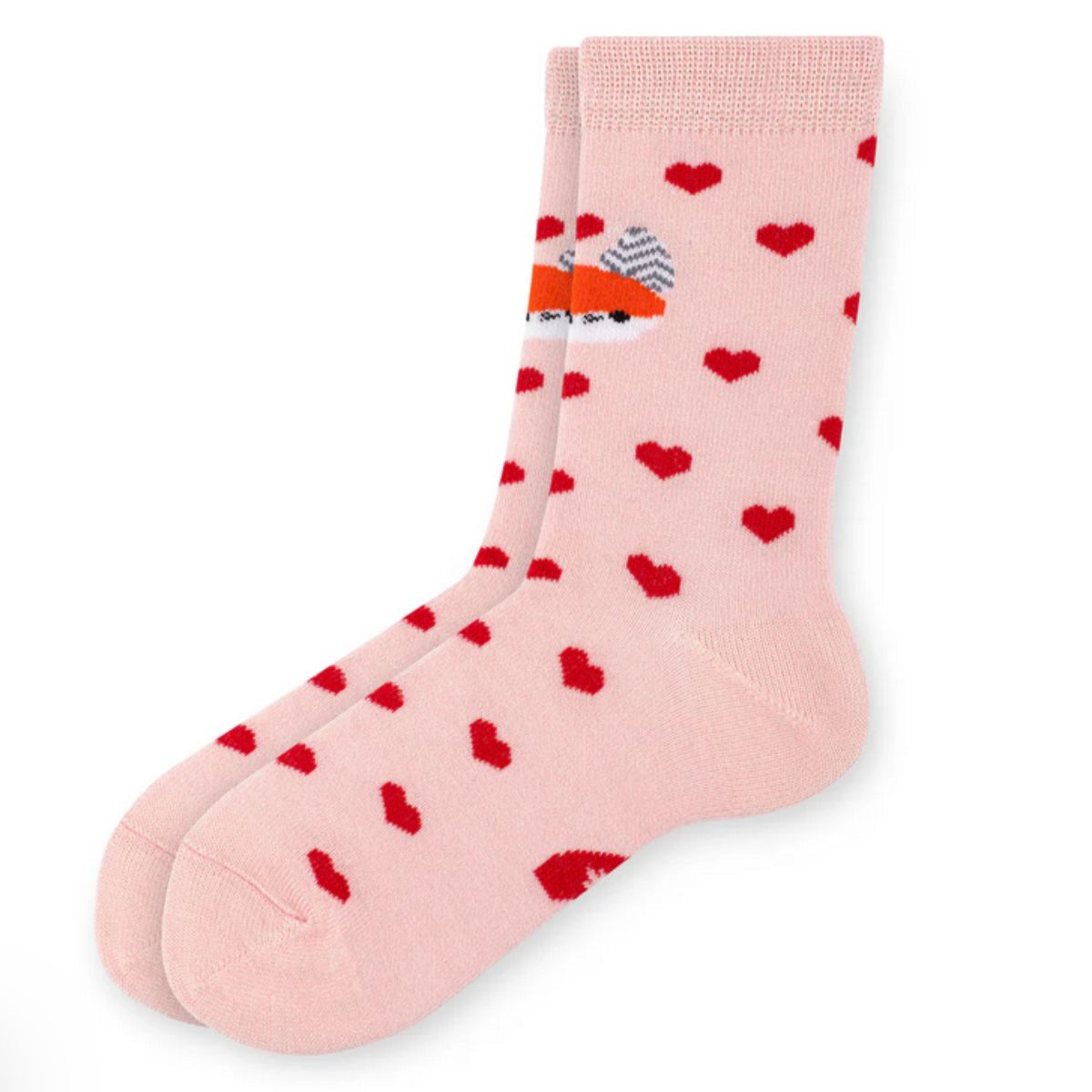 Tutas-lietas-zeķes-ar-sirsniņām Tutas lietas, bērnu gaiši rozā zeķes ar sirsniņām