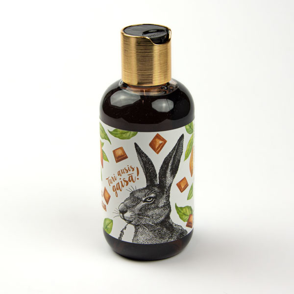 Dušas želeja, dadzis, 200ml, šokolādes, Zaķis Dušas želeja, dadzis, 200ml, šokolādes, Zaķis