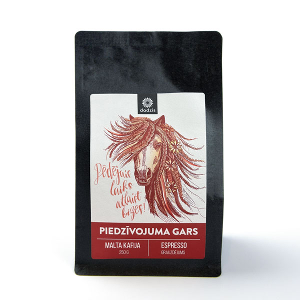 Malta kafija, 250g, 40% Brazīlija, 60% Kolumbija, ar melnās šokolādes, riekstu un kakao garšas niansēm, Zirgs Malta kafija, 250g, 40% Brazīlija, 60% Kolumbija, ar melnās šokolādes, riekstu un kakao garšas niansēm, Zirgs