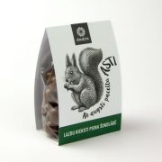 Lazdu rieksti piena šokolādē, dadzis, 200g, Vāvere, Ar augsti paceltu asti