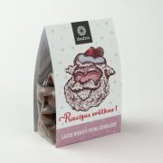 Lazdu rieksti piena šokolādē, dadzis, 200g, Salavecis, Priecīgus svētkus