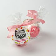 Vannas bumba, dadzis, zemeņu un saldā krējuma, 1gab, Lācis