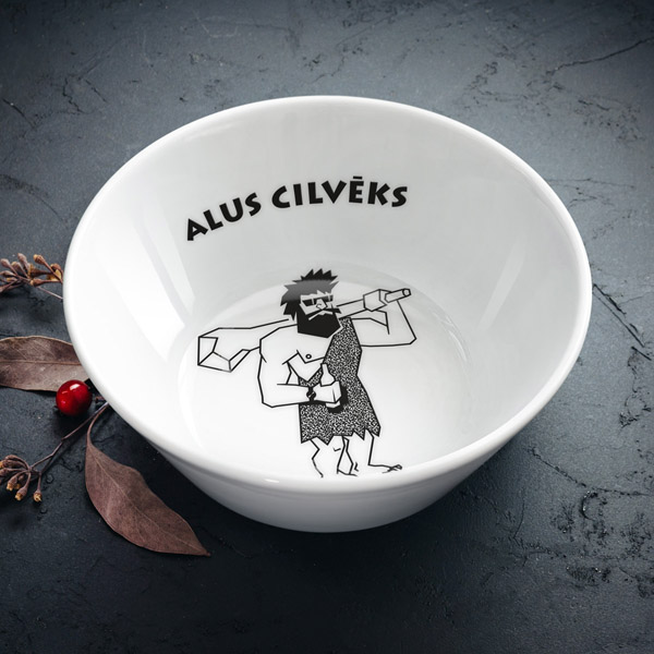 Bļoda, dadzis, 500ml, Alus cilvēks Bļoda, dadzis, 500ml, Alus cilvēks