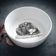 Bļoda, dadzis, 900ml, Lāču mamma, Kur mamma tur mājas