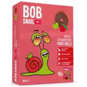 Bob Snail, ābolu un zemeņu rullīši bērniem, sarkanā iepakojumā
