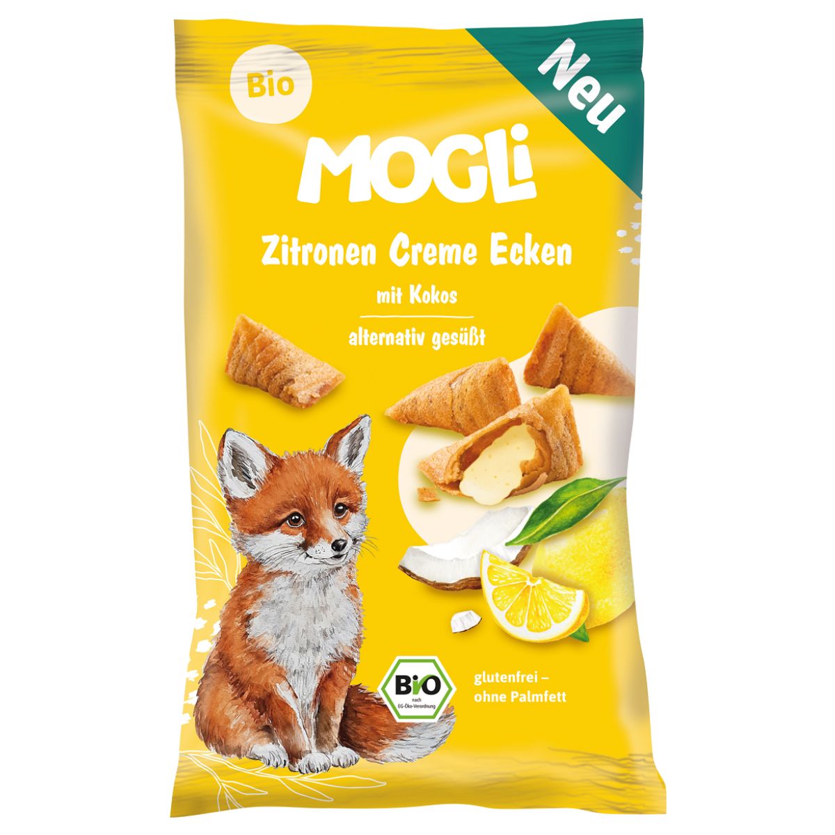 Mogli-vafeles-citronu Mogli, vafeles ar kokosriekstu un citronu krēma pildījumu, dzeltenā paciņā