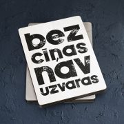 Koka magnēts, dadzis, 50x70mm, Bez cīņas nav uzvaras